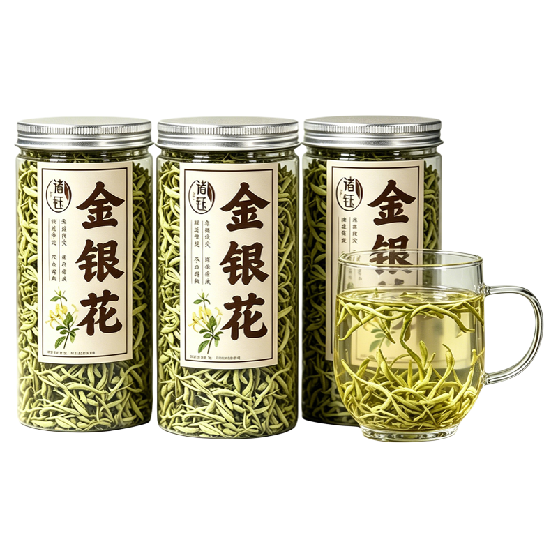 金银花茶官方旗舰店正品