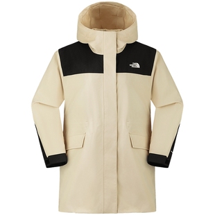 北面女Mountain廓形中长款冲锋衣户外防水TheNorthFace