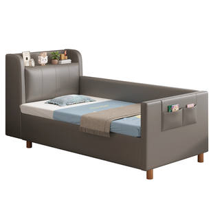 儿童床拼接床加宽床加床拼床定制护栏新生儿宝小床拼接大床储物床