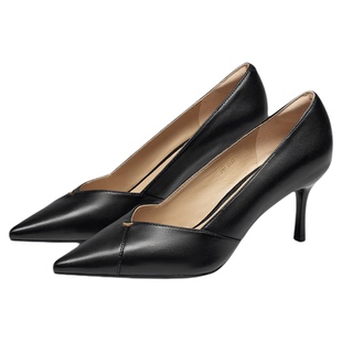 律政佳人蹀愫26年春新款尖头优雅通勤7细跟高跟鞋单鞋T76103A-08