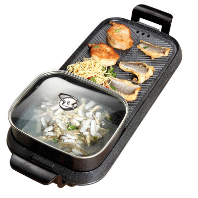 大号涮烤一体电烤炉烤肉锅不粘