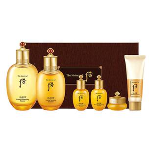 韩国直邮whoo拱辰享气韵生润颜六件套企划版补水水乳套装滋润正品