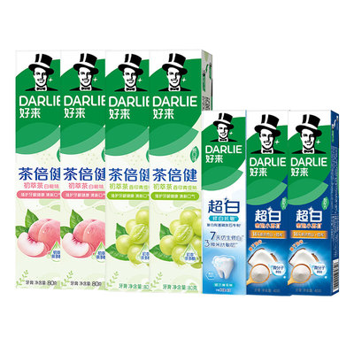 好来果味含氟清新口气初萃茶牙膏