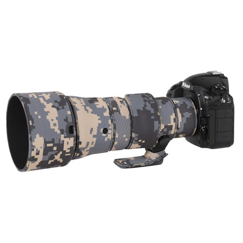 适用于尼康AF-S 500mmF5.6E PFEDVR迷彩镜头炮衣556定焦保护套