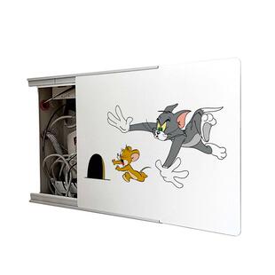 超薄电表箱遮挡板弱电装饰盖板配电箱网线盒多媒体信号箱推拉遮丑