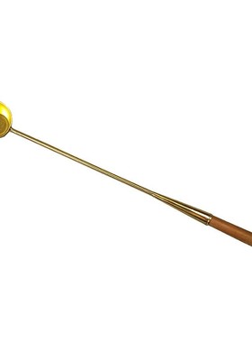 中式浴佛勺子 竹勺竹瓢 九龙浴佛盆配用勺释迦牟尼佛黄铜勺摆件