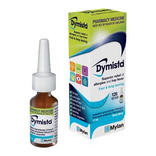 新西兰Dymista达美斯特抗组胺药激素二合一新一代过敏性鼻炎喷雾