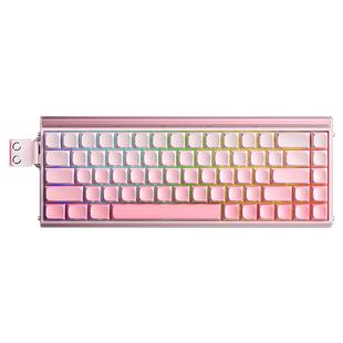 狼蛛Hero68he磁轴机械键盘电竞游戏FPS打瓦通用有线高性能RT灯箱