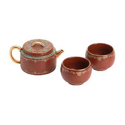 苏氏陶瓷紫砂壶礼盒装茶具套装