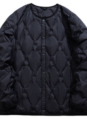 雪中飞压条轻薄保暖舒适羽绒服