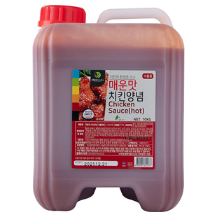 韩国进口露水国炸鸡酱辣味琥珀蘸酱连锁店炸鸡专用裹酱桶装辣味酱