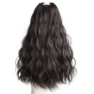 水波纹假发片女夏三片式发片薄款长发卷发增发量蓬松头发增多神器