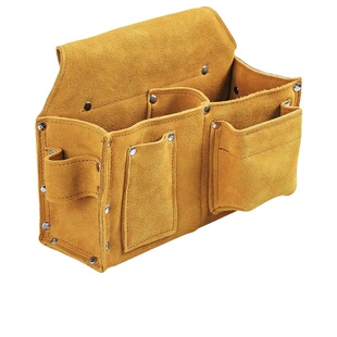 真皮纯牛皮钉包建筑木工专用耐磨腰带式包钉子包多功能腰兜工具包