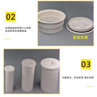 pvc双用清扫口内插管材管件装饰盖110下水管扫除口检修口堵头管帽