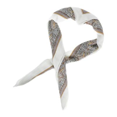 CHU楚妞[抽象艺术]花卉山羊绒丝巾SP2582