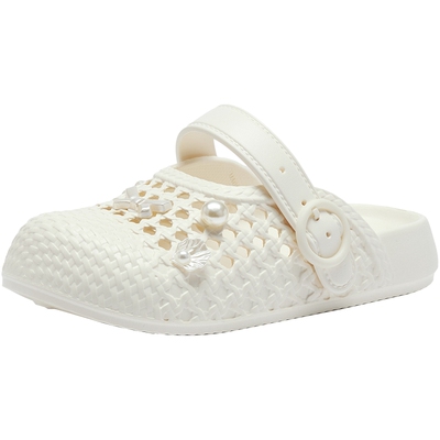 热风2026年女鞋百搭洞洞鞋