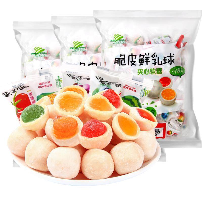 好利源夹心奶糖网红脆皮鲜乳球