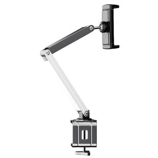 床头平板支架手机懒人悬臂360度旋转调节ipad支撑架宿舍夹在床上躺着看专用桌面磁吸折叠固定多功能2025新款