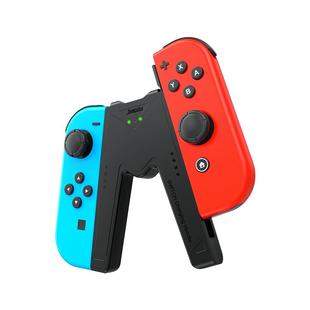 锦读Jemdo适用任天堂switch手柄握把joycon充电握把底座ns2代带壳充电座oled支架二代游戏手柄架连接配件