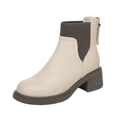 达芙妮厚底袜子马丁靴