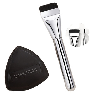 黑凤梨底妆套刷不卡粉粉扑化妆气垫不吃粉底液干湿两用粉底刷上妆