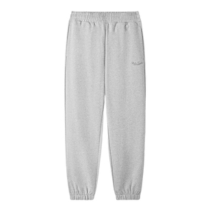 Skechers斯凯奇26春男女束脚裤百搭休闲针织长裤 L126U017/046J