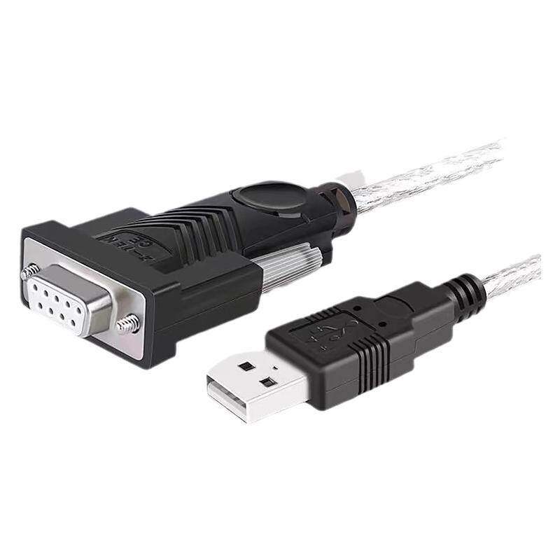 Z-TEK力特USB转串口线RS232c母头COM口db9孔23交叉线ZE599 FT232