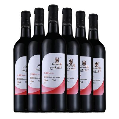 山图法国原瓶进口干红葡萄酒6支