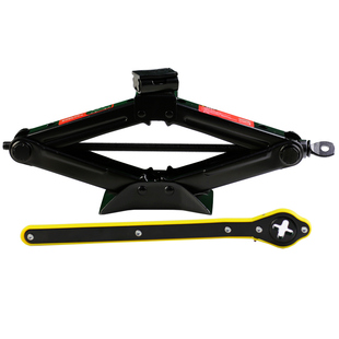 图耐得 汽车千斤顶车用手摇式换胎工具小车轿车车载剪式带橡胶垫