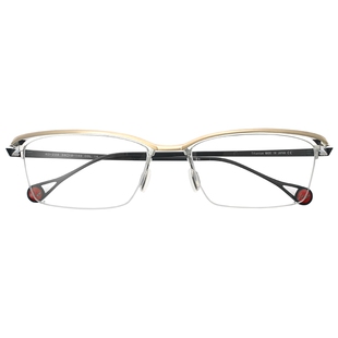 Ken Okuyama奥山清行日本手工眼镜框男近视大脸半框纯钛眼镜架228