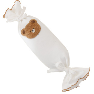 婴儿安抚枕糖果枕新生儿侧睡挡背靠枕头宝宝防惊神器决明子压被包