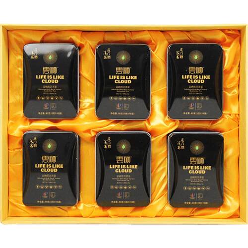 雁门清高富硒黑苦荞茶云硒礼盒480g山西特产荞麦茶全胚芽苦荞茶