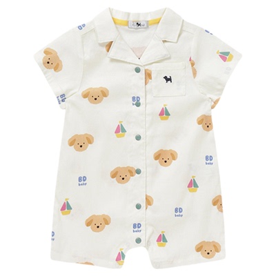 BLUEDOG轻薄衬衫风连身服