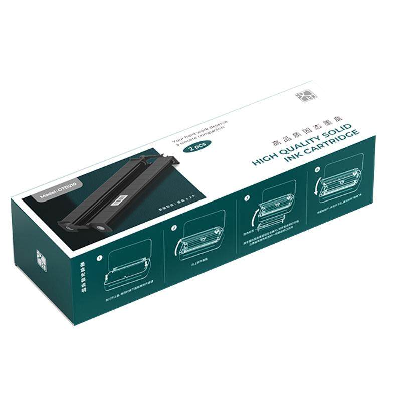 汉印GT1打印机专用耗材 固态墨盒碳带HPRT官方原装正品打印碳带墨盒色带打印纸热传印碳带U200碳带墨盒