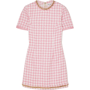 Rebecca Vallance春夏女士花呢迷你连衣裙