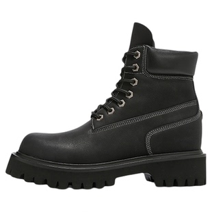 DVO【谢彬彬同款】10CM隐形内增高马丁靴男士户外厚底高帮工装靴