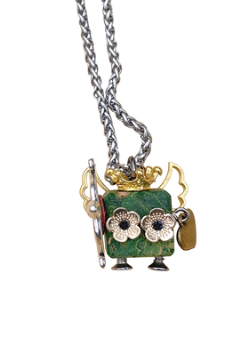 丘比特手工项链木小魔木质七夕