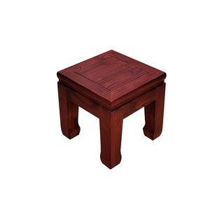 实木小凳子换鞋凳30高红木色家用板凳矮凳中式老榆木方凳榫卯整装