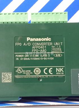 议价松下PLC可程式设计控制器 AFP0401 FP0-A80 现货特价!