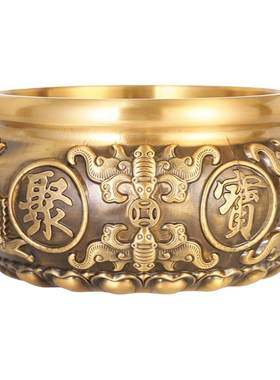 聚宝盆摆件客厅招财特大号工艺品