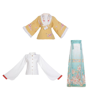 仔拾柒_恋恋百合 原创明制汉服女2025新款冬季加厚日常马面裙古装