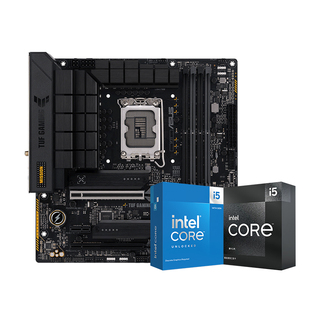 英特尔 I5 12400F 12600KF 13400EF 搭华硕 B760M 主板cpu套装