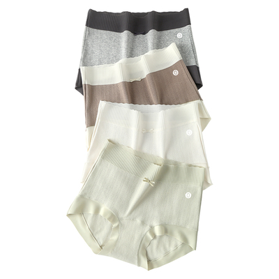 有内高腰内裤女士纯棉抗菌100%全棉裆女生a类无痕2025新款三角裤