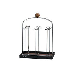 半岛良品杯架杯子收纳置物架沥水架茶杯水杯不锈钢中古风倒挂架子