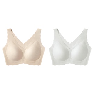 东方甄选无痕背心式文胸胸罩学生胸衣隐形红色肤色女士内衣