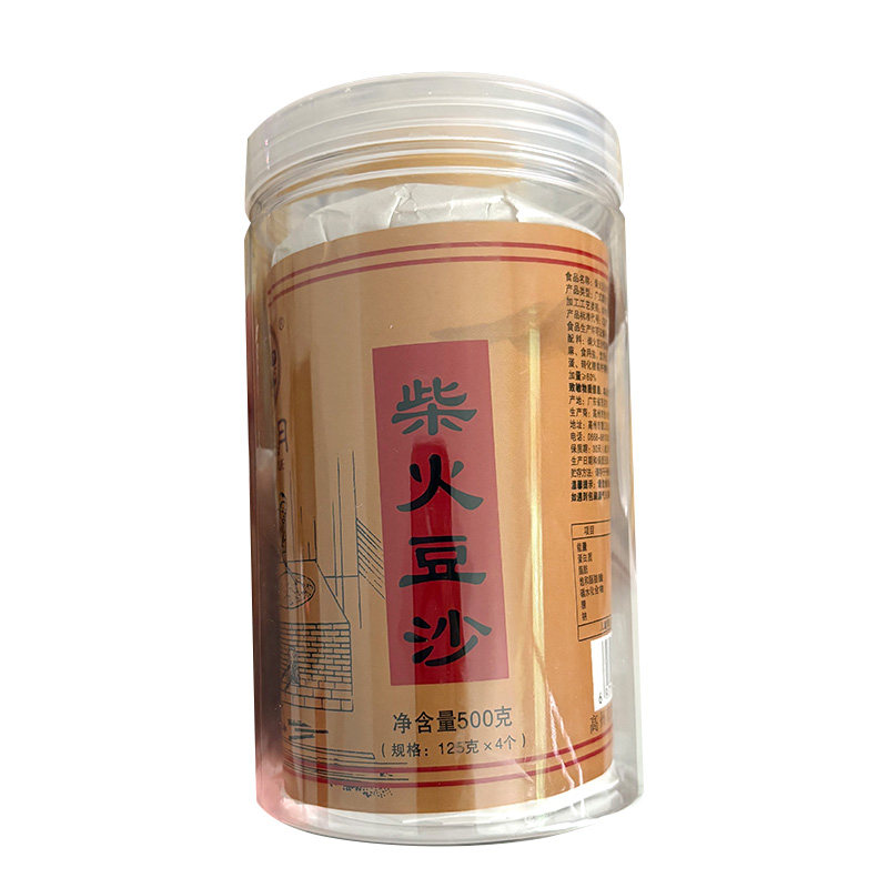 怡兴纸筒柴火豆沙筒装500g