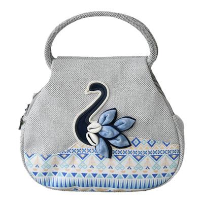 手提包小手工布艺双层小包