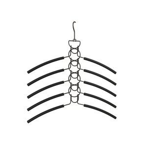 多功能多层挂钩魔术衣架家用无痕防滑发泡管衣柜折叠衣架收纳神器