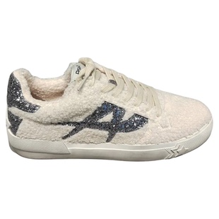 ASH女鞋圆头加绒舒适保暖德训鞋复古亮片休闲板鞋女AO340F40038