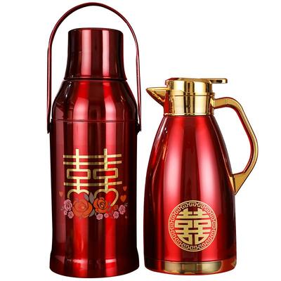 结婚保温壶女方陪嫁婚庆用品大全